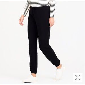 JCrew black drapey sweatpants